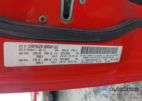 2013 Ram 1500 Express z USA, uszkodzony, nr VIN 1C6RR6FT8DS538769